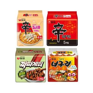 신신툼너짜 (신라면 툼바, 4입, 1개 + 신라면, 5입(멀티), 1개 + 짜파게티, 5입(멀티)