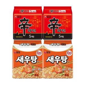 새신새신(신라면10,새우탕8)