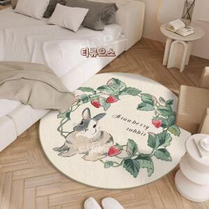 이유진 사자 러그 인테리어 소품 카펫 사계절 티류으스