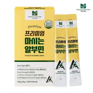 미라클루틴 프리미엄 마시는 알부민 (15gx14포) / 단백질 비타민 미네랄