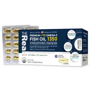 [EPA+DHA=1,250mg] 6개월분 더리얼 프리미엄 알티지 오메가3 1350 180캡슐