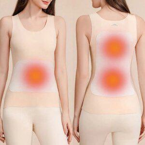 여성용 방한 빅사이즈 겨울 기모나시 보온 발열나시