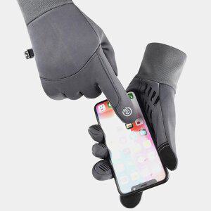 스마트폰터치 기모장갑 등산 오토바이 미끄럼방지 방한장갑