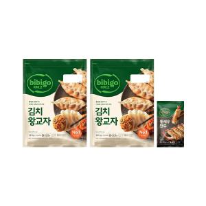 CJ 비비고김치왕교자 1.05kg, 2개 + 통새우만두 200g ,1개