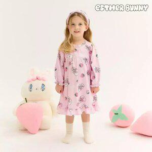 [에스더버니리틀] 베리베리피치웜파자마원피스