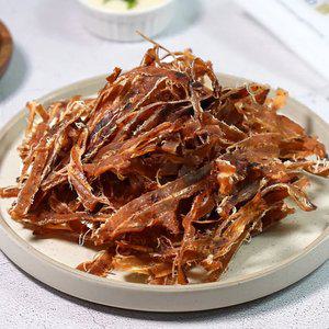 [더주] 손으로 정성껏 찢은 수작 철판구이 몸통 오징어채 180g