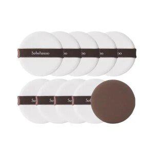 설화수 쿠션 에어 파운데이션 메이크업 팩트 화장 퍼프 10매