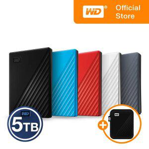 [WD공식/파우치] WD NEW My Passport 외장하드 5TB