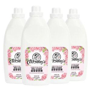 마미스 초고농축 섬유유연제 플러피 키튼향 1.05L 4개