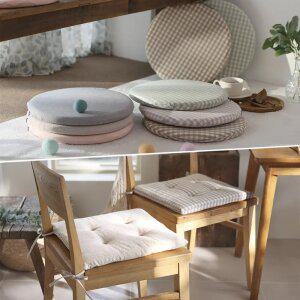 꺼짐없는 메모리폼 원형 사각 방석 의자방석(솜포함) 쿠션 쇼파 사무실 식탁 의자 등받