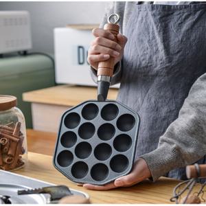 무쇠 타코야끼팬 후라이팬 인덕션 주물팬 타코야키팬 캠핑 소품 티류으스