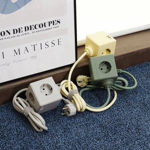 비비드파스텔 컬러 고용량 디지털기기용 전기안전멀티탭 (전선형)