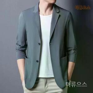 티류으스 남자 여름 정장 자켓 구김방지 후드 봄 스정장