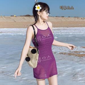 수영복 원피스 홀터넥 이시영스타일 원피스수영복 비치웨어 여성 실내 체형커버 온천