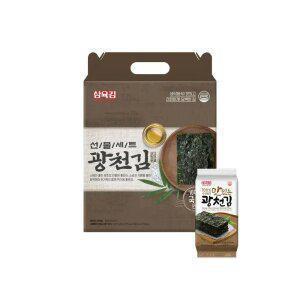 [내일도착]삼육김 광천 식탁김 5호 선물세트 15g, 15봉