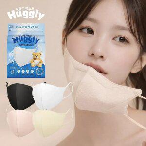 [200매] 허글리 슬림핏 KF94 새부리형 컬러 마스크
