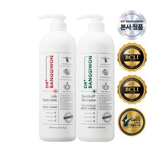 [닥터방기원] 댄드러프 샴푸 1000ml+랩 트리트먼트 1000ml 비듬샴푸 탈모완화