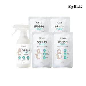 마이비 얼룩제거제플러스 용기(485ml)1개 + 플러스 리필(400ml) 4개
