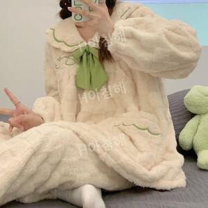 티류으스 귀여운 스폰지밥 캐릭터 파자마 커플잠옷 수면잠옷 홈웨어 세트