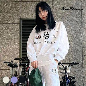 [택가 78,000원] 벤셔먼 여성 로고 트레이닝 맨투맨 BMDTS952F