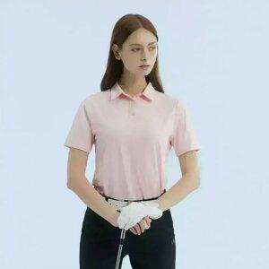 [드루골프] 여성 폴리스판 반팔 티셔츠 (DF42ST96-K)