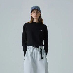 [머렐] 여성 모크넥 기모 긴팔 티셔츠 (D4LS302WBLK-K)