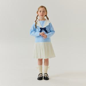 프릴카라리본원피스(블루)