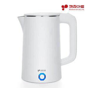 키친아트 이중단열 대용량 1.8L 전기주전자 무선 티포트 커피포트기