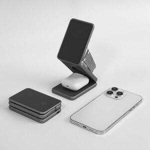 지토스 3IN1 폴딩 스탠드 맥세이프 고속 무선충전기 호환 아이폰 갤럭시 에어팟 워치