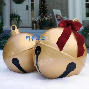 크리스마스 대형 장식 60cm 종 모양 벨 풍선 공기 인형 공 티류으스