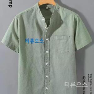 티류으스 카라티셔츠 새로운 남성 반팔 탑 포켓 느슨한 여름 컬러 유행 칼라 청소년 티