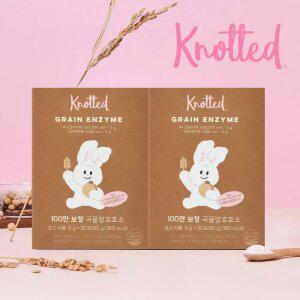 [내일도착] 노티드 100만 보장 곡물발효효소 30포X2박스