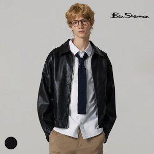 [택가 188,000원] 벤셔먼 블루종 레더 자켓 BOCJP392M