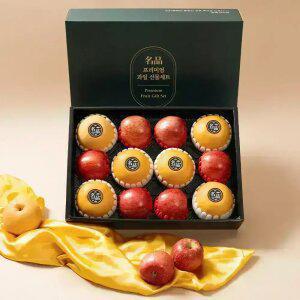 [과일꾼] 사과배 혼합 선물세트4호 7kg 사과6/배6 (+무료보자기동봉)