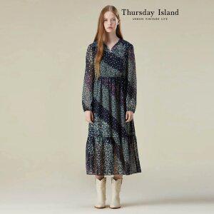 [Thursday Island] 패턴믹스 브이넥 원피스(T236MOP142W)