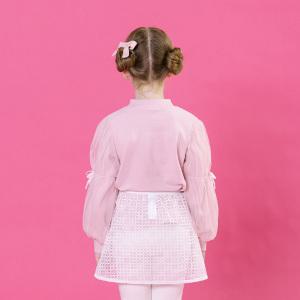 [아이러브제이] 피렌 셔링 소매리본 티 JWWTO05