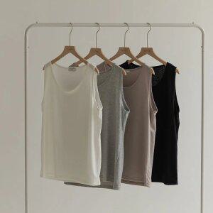 [엘리시아] 2월 특가 [MADE] 라운드 소프트 이너 나시 T