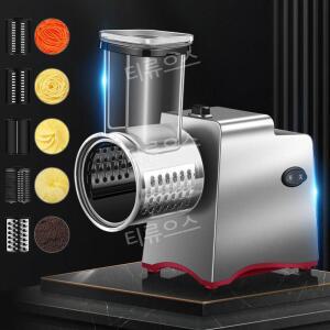 전동 채칼 야채슬라이서 회전 채썰기 가정용 업소용 만능 채칼 야채다지기 티류으스