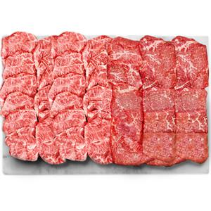 한우 1++ 투뿔 2종 소고기 모둠 구이 800g