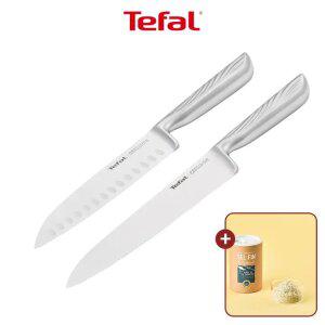[테팔] 프리시젼 칼 2종세트(산도쿠16.5+식도20) +천일염 소금