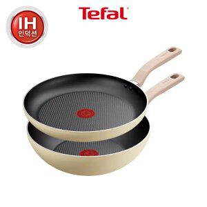 [테팔] 데이지 인덕션 프라이팬 2종(팬28+웍28)