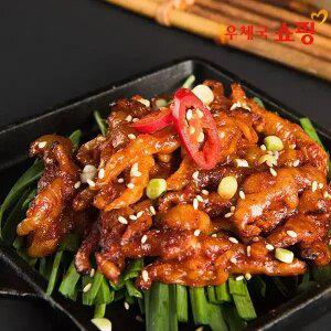 [우체국쇼핑] 진안 매콤화끈 중독의맛 뼈없는 직화불닭발 2팩 3팩