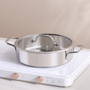 [리벤스] 그랜드 스텐 바닥3중 IH 인덕션 겸용 전골냄비 24cm