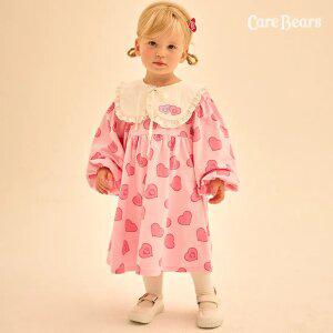 하트케어베어즈 프릴카라세트 원피스
