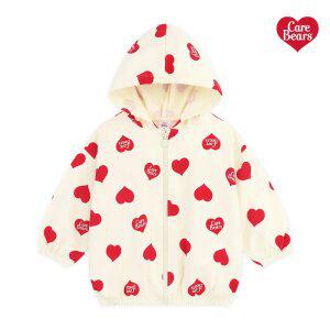 하트케어베어즈 집업 후드 점퍼