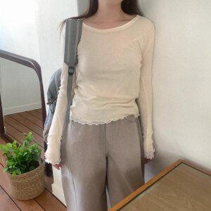 메티스 텐셀 웨이브 시스루 긴팔티