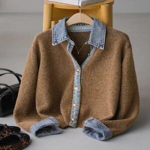 [잇수다LAB] 칼립 데님 레이어드 가디건