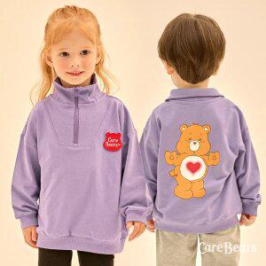 텐더하트베어 하이넥반집업티셔츠