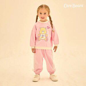 카밍하트베어 리본 오버핏 상하복