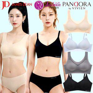 [비비안/비너스] 스포츠 브라 심리스 노와이어 브라탑 무봉제 브래지어 쿨 여름 인견